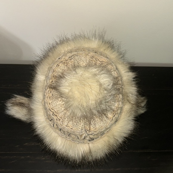 Starling Faux fur trapper hat knitted - Picture 5 of 14